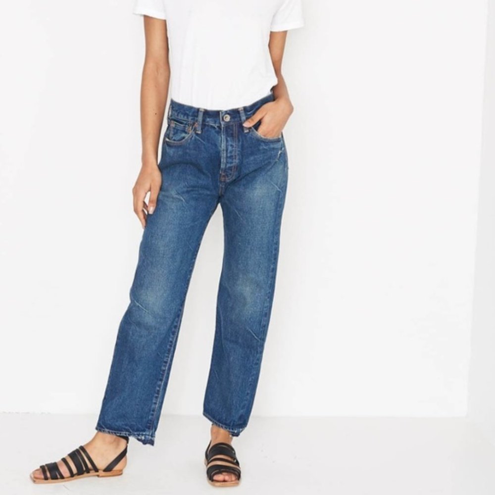 Chimala Selvedge Used Ankle Cut Medium Rinse